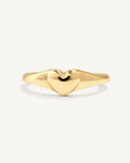 Dome Heart Ring