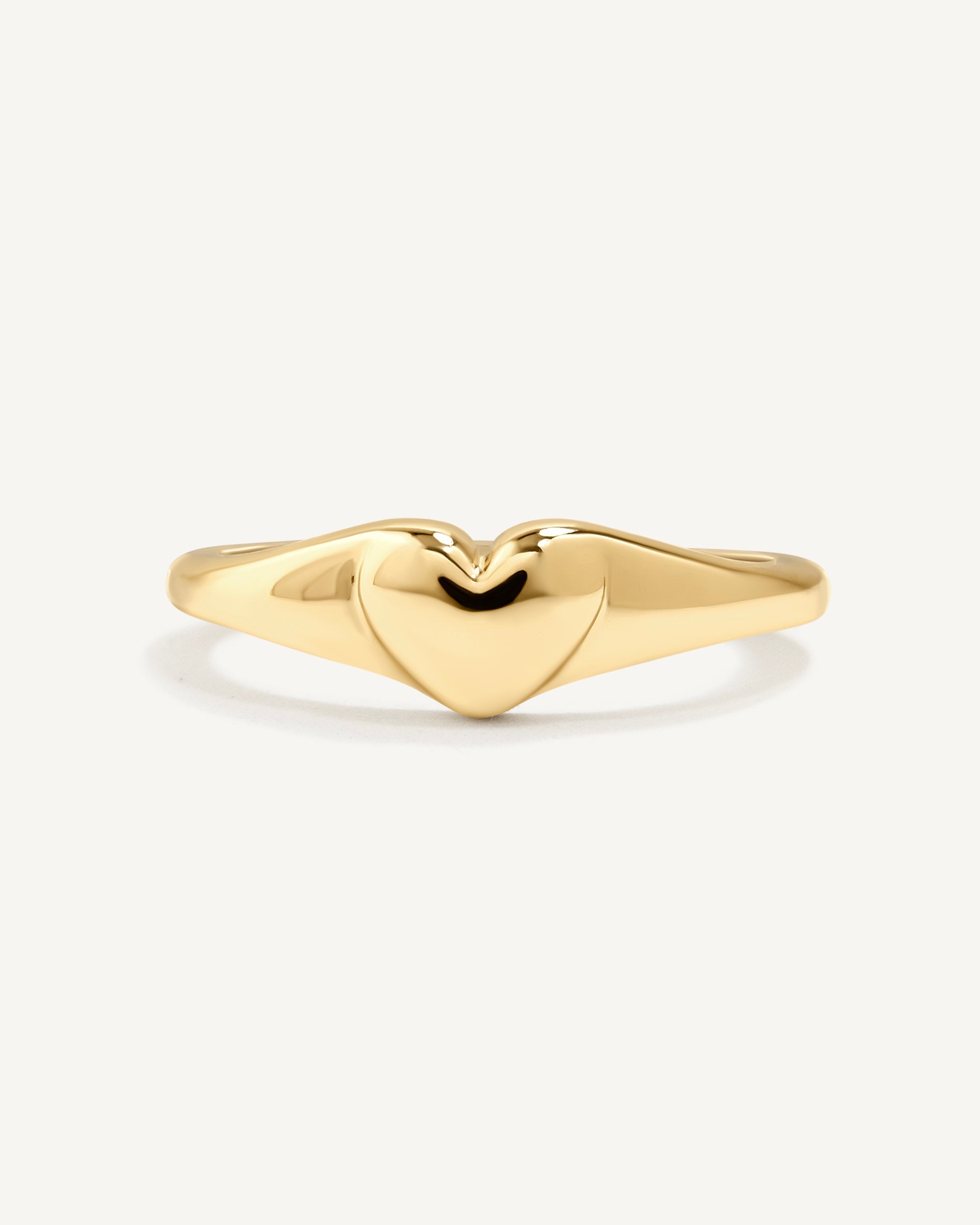 Dome Heart Ring