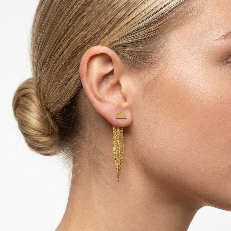 The Linear Flow Earrings