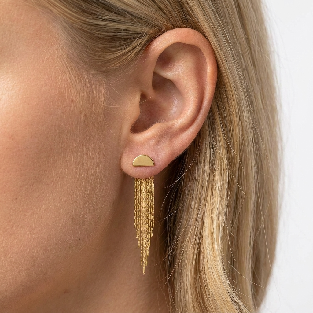 The Linear Flow Earrings