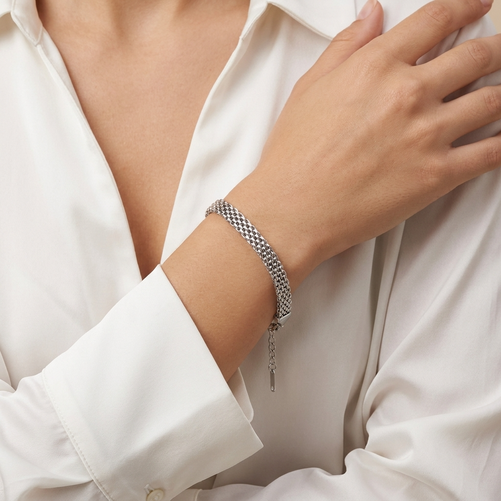 Panther Classic Silver Bracelet