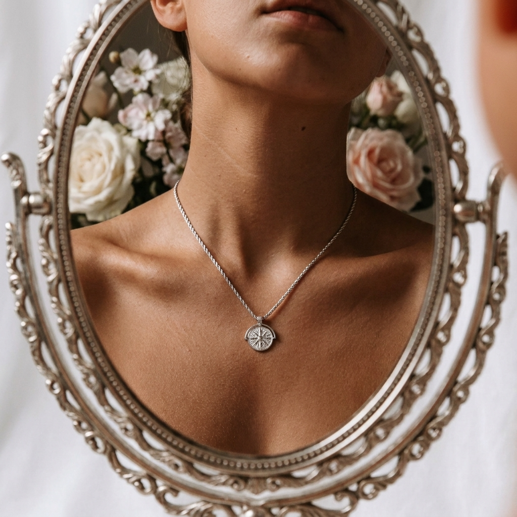 Midday Sun Silver Necklace